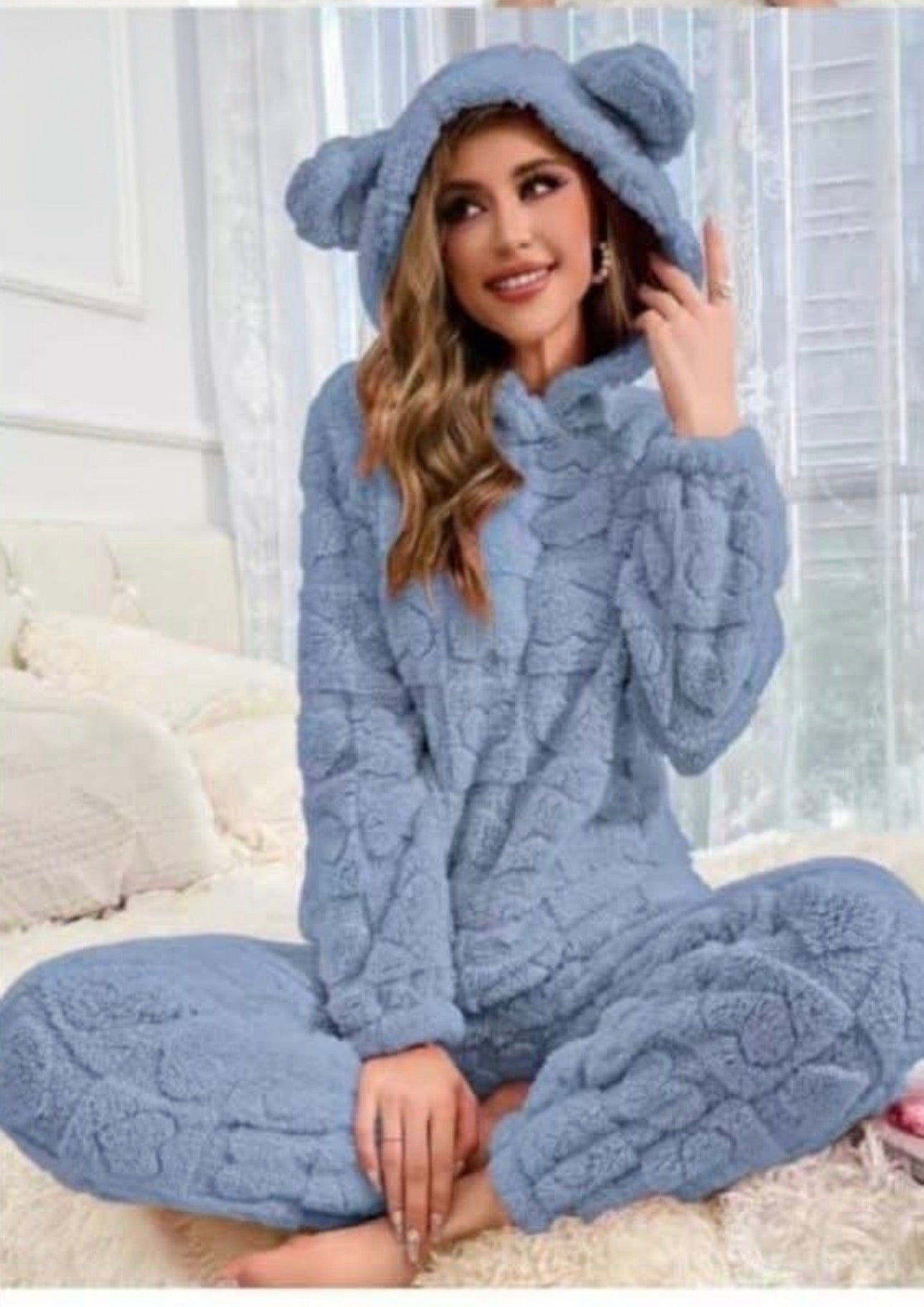 Women’s Plush Onesie Pyjamas -Various Colours