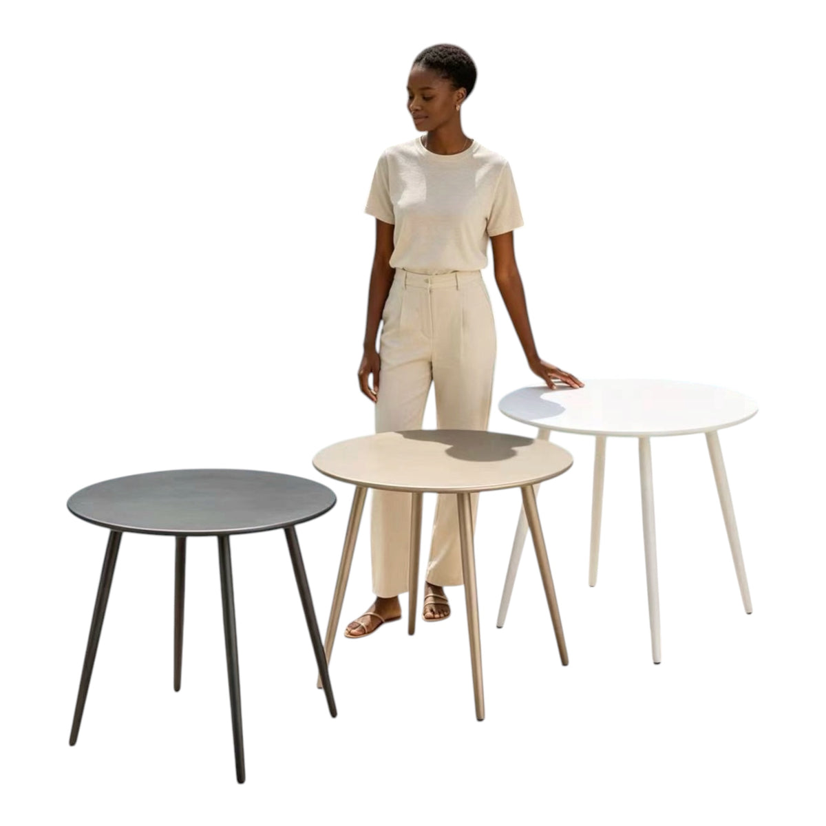 MFURN Stylish Dining Tables-Square & Round Options-Various Colours