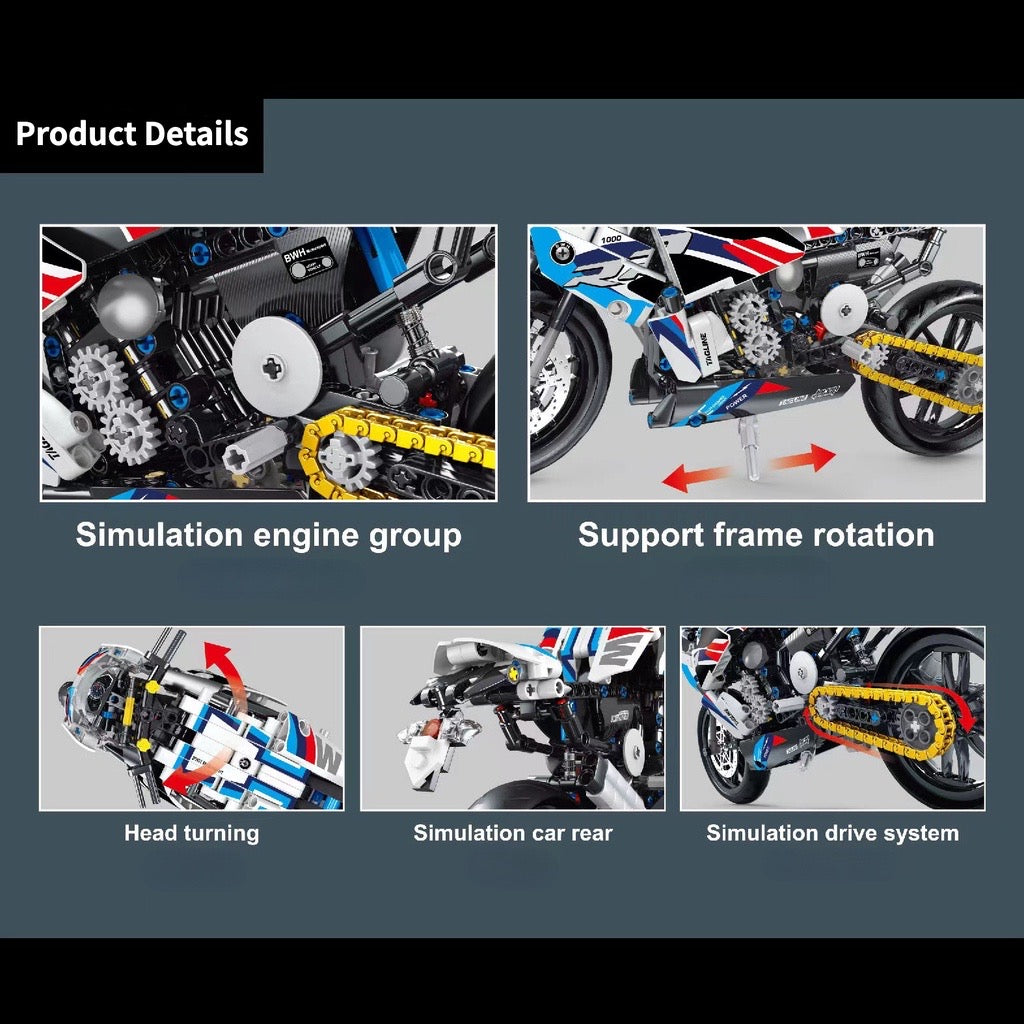 BMW 1000RR Motorcycle Building Block
