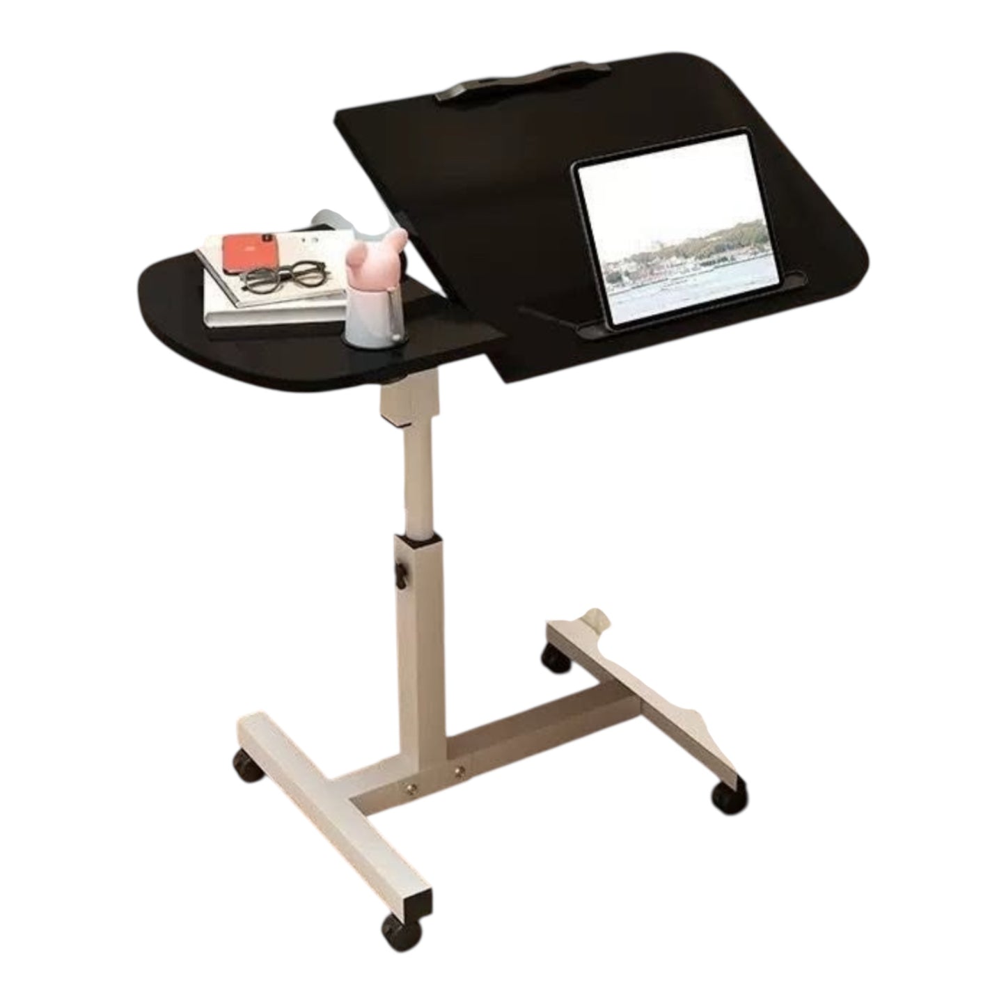 MFurn Adjustable & Rotating Multifunction Laptop Table – Mobile Desk for Home & Office