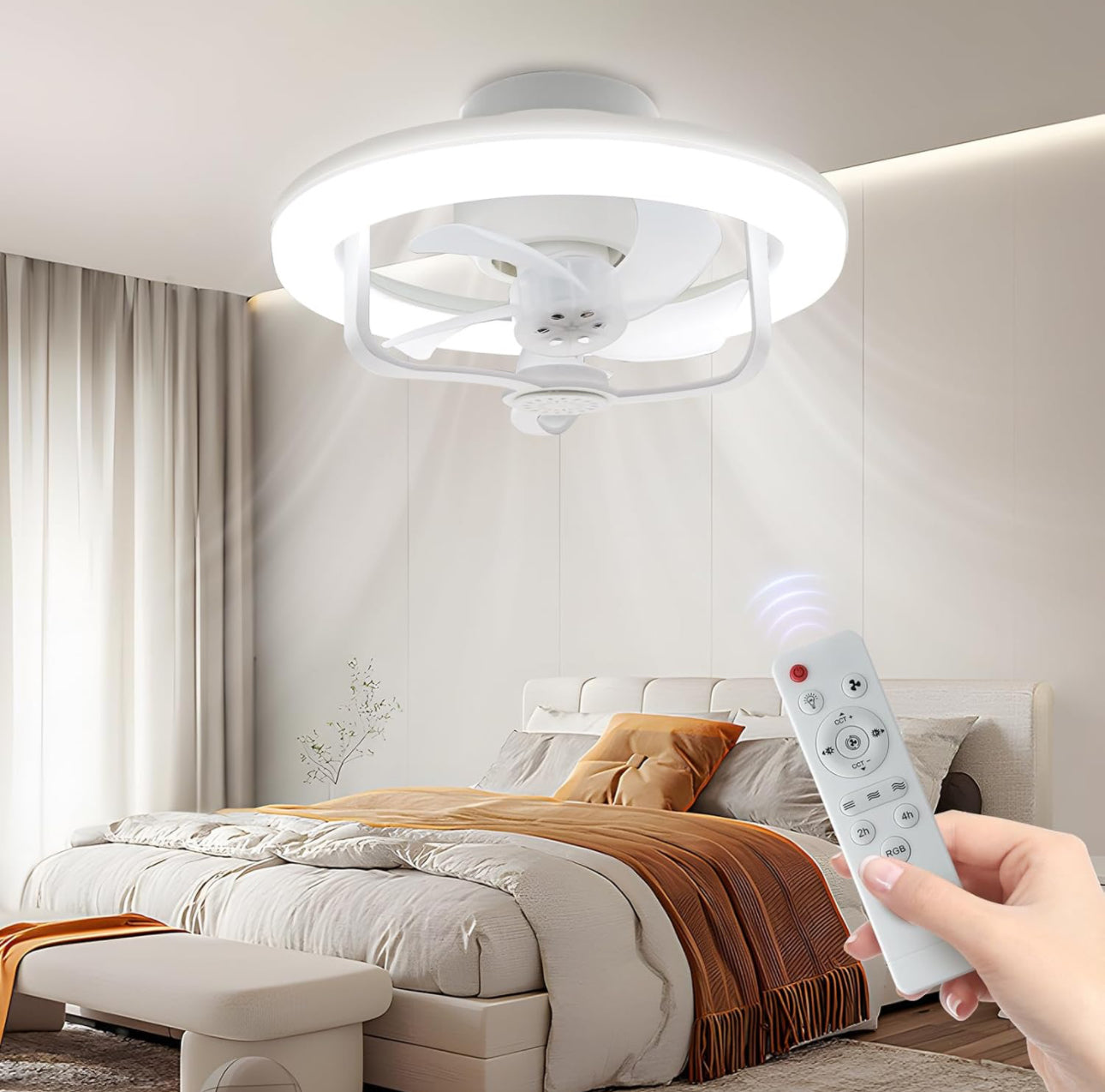Modern Fan /Ceiling Fan Light With LED/Aromatherapy