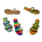 Ladies Slip On Fashion Sandals Various Colours