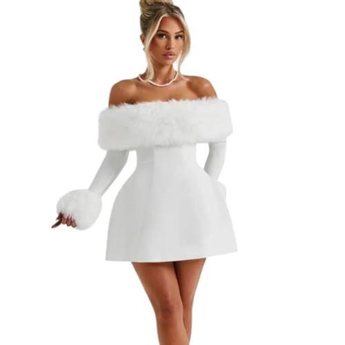 Sexy Off-Shoulder Elegant Mini Dress-Various Colours