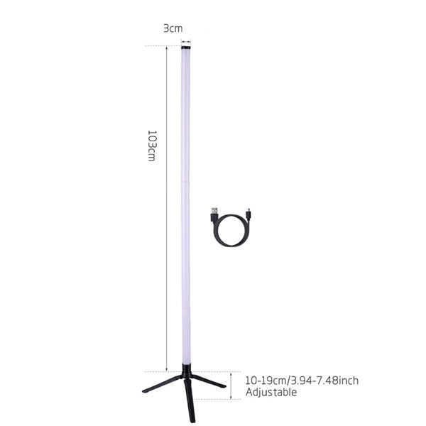 Mtech Premium Plus Smart RGB USB LED Atmosphere Tube Lamp With Remote Control