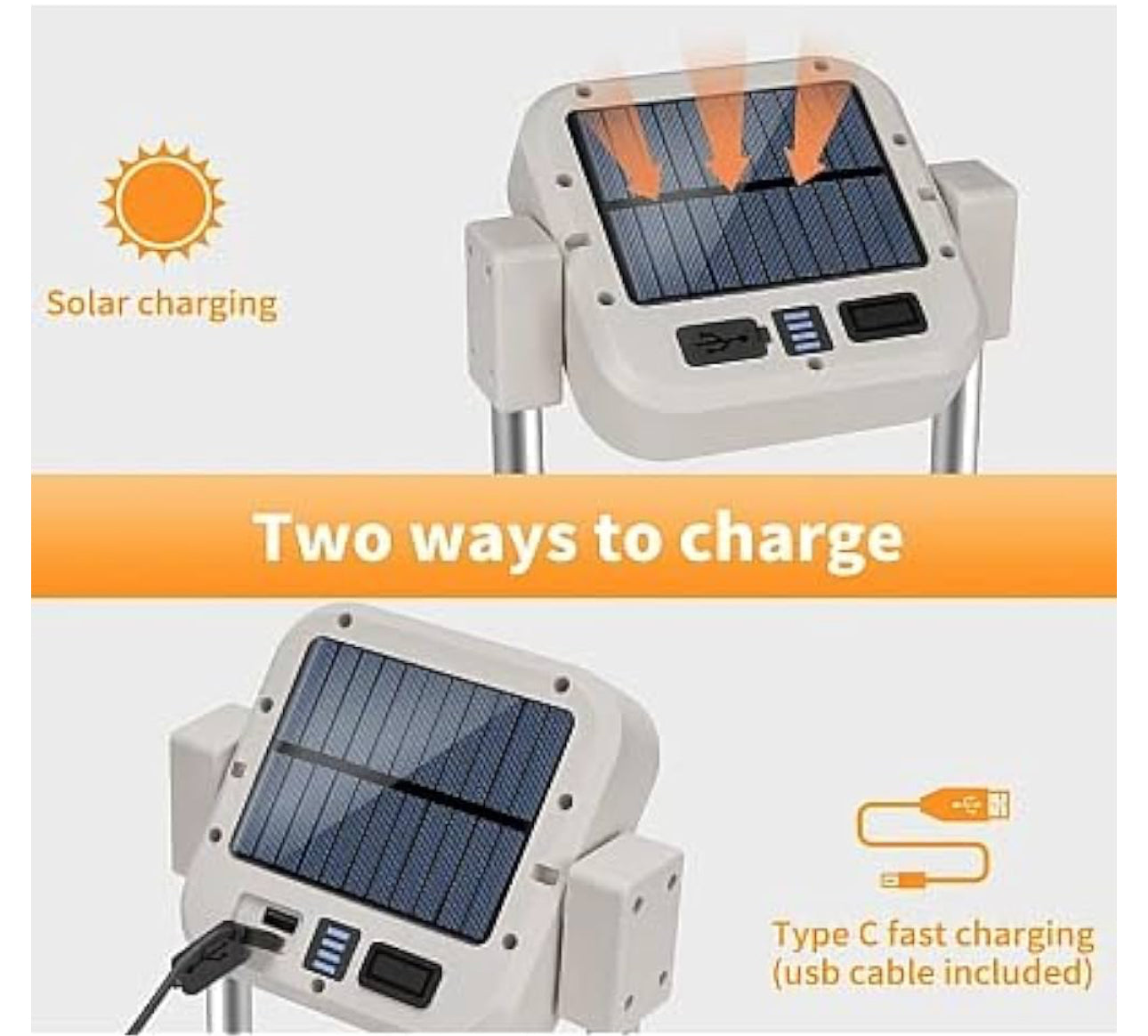MTech
Multi-Functional Dimmable LED Solar Powered Telescopic Light USB
