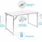 MFurn Portable Folding Camping Table Inc 4 Foldable Chairs