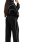 Ladies High Neck Zip-Up Tracksuit-Various Colours