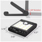 MTech Solar Powered LED Wall Light