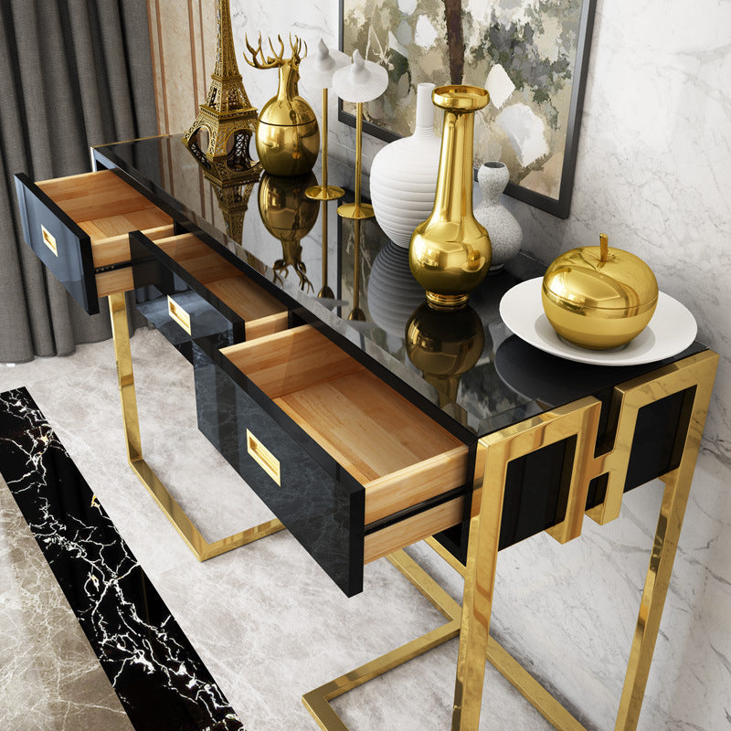 MFurn Gloria Opulent Modern Drawer Console Table-Various Options