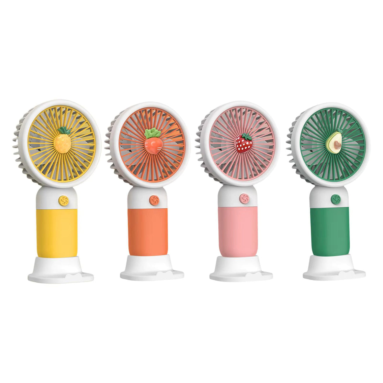 MTech Portable Handheld Fan – Strong Wind, Noiseless, Rechargeable Mini Fan With Base