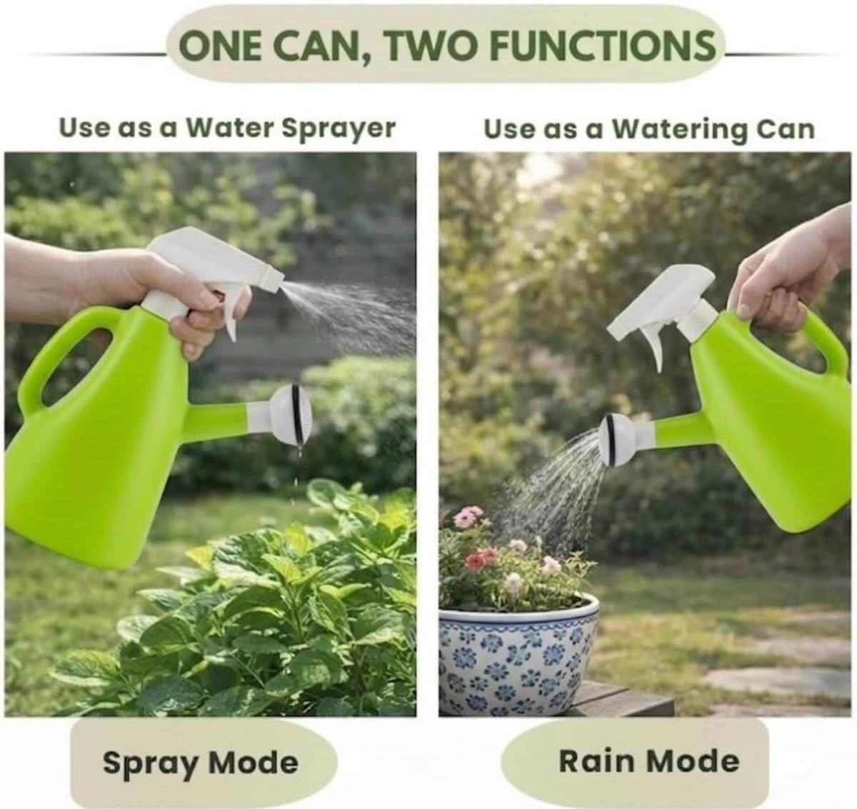 MHome 2-in-1 Water Sprayer and Watering Can