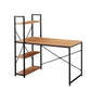 MFurn Office Desk with Side Shelves - VARIOUS COLORS
