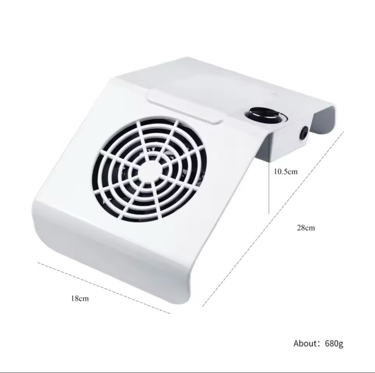 Nail Vacuum Cleaner,80W Nail Dust Collector, Nail Art Tool
