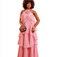 Ladies Multilayer Maxi Dress-Various Colours