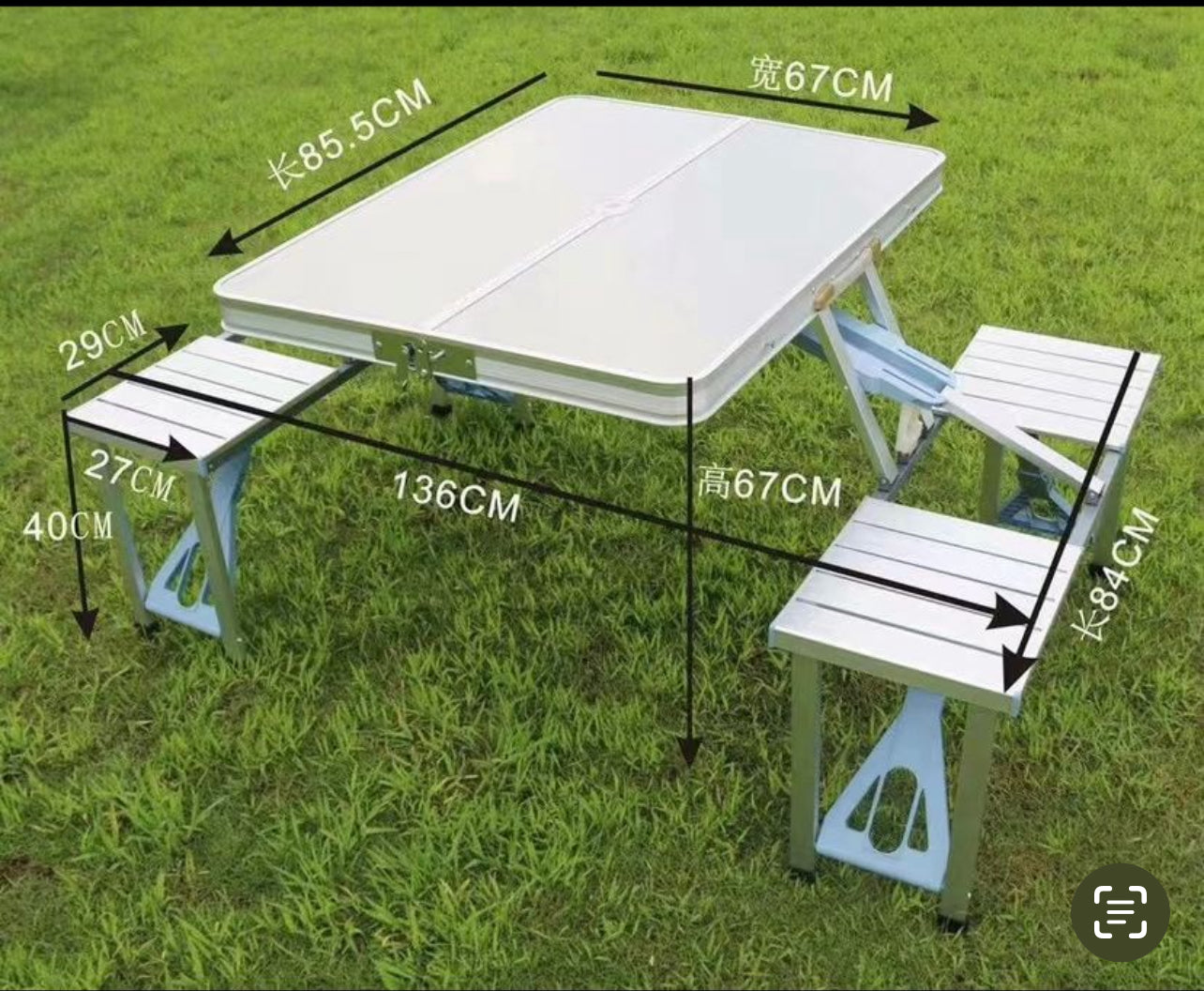 Foldable Picnic Table