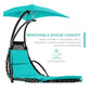 Hanging Chaise Lounge/Outdoor Chair Various Colours