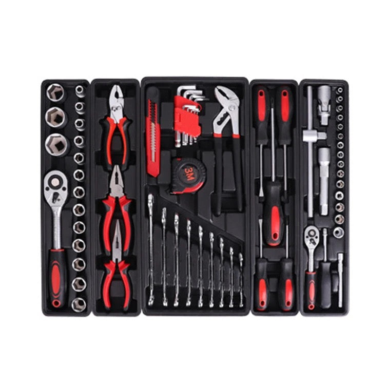Tool Kit With Cantilever Metal Box 85pc Set