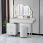 Elegant Nordic Style Vanity Dressing Table & Chair LED Lights