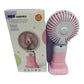 Mini Fan Led Light Rechargeable