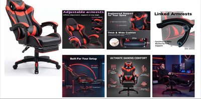 MFURN Ergonomic Gaming Chair-Various Colours