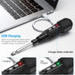 Electric Screwdriver Cordless, Rechargeable Power Screwdrivers Set, Portable Automatic Home Repair Tool Kit with LED Lights and USB Cable
