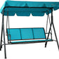 Porch Swing with Adjustable Tilt Canopy and Cushions - Black Friday Deal