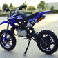 Mini Dirt Bike, 49Cc Dirt Bike, Children's Bike, Petrol-Powered 2-Stroke 49Cc Motorcycle