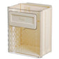 Hanging Kitchen Trash Can, Collapsible Waste Bin, Small Plastic Folding Hang Garbage Can for Cabinet Bedroom Bathroom Kitchen Office Car.