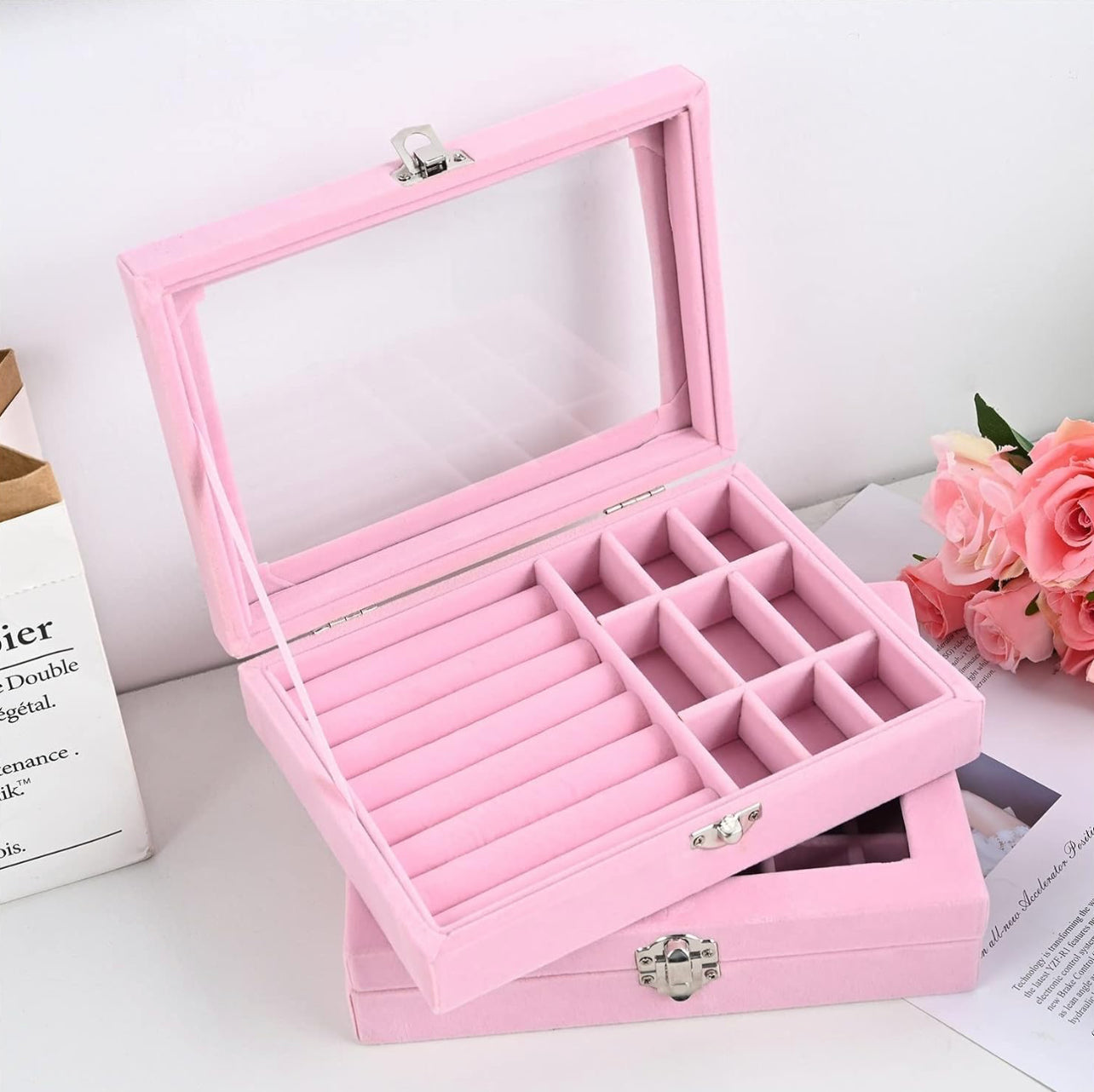 MBEAUTY Velvet Jewelry Organiser