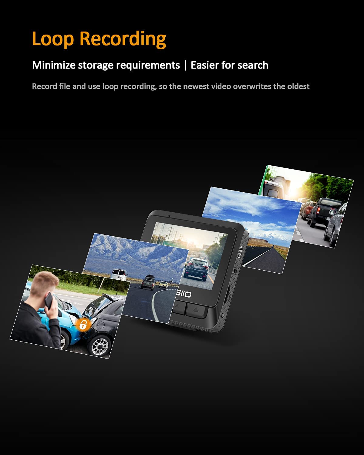 V5 Wifi Dash Board Camera with Reverse Camera