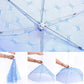 Lace Folding Dish Cover Mesh Cover Dish Dust-proof Printing Food Cover Fly-proof Food Cover