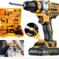 Cordless Electric Drill Inc 2 X Battery & Charger + 43pc Set Various Tools