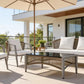 MFURN Pesci Woven Rope Style Outdoor Patio Set 4pc