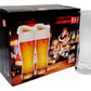 MHome Tall Beer Glasses – 6pc Set (580ml)