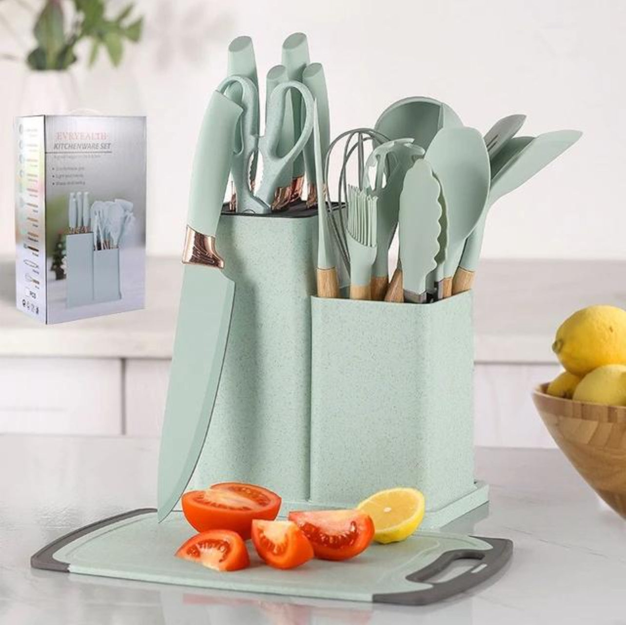 Kitchen Cutlery Set - 19pc