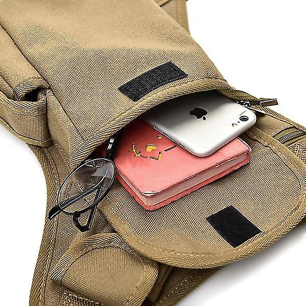 Multifunction Outdoor Canvas Bag Leg Bags Kit Motorcycle Riding Waist Purse