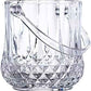 Ice Bucket Glass Wine Champagne Bucket with Handle/Tongs