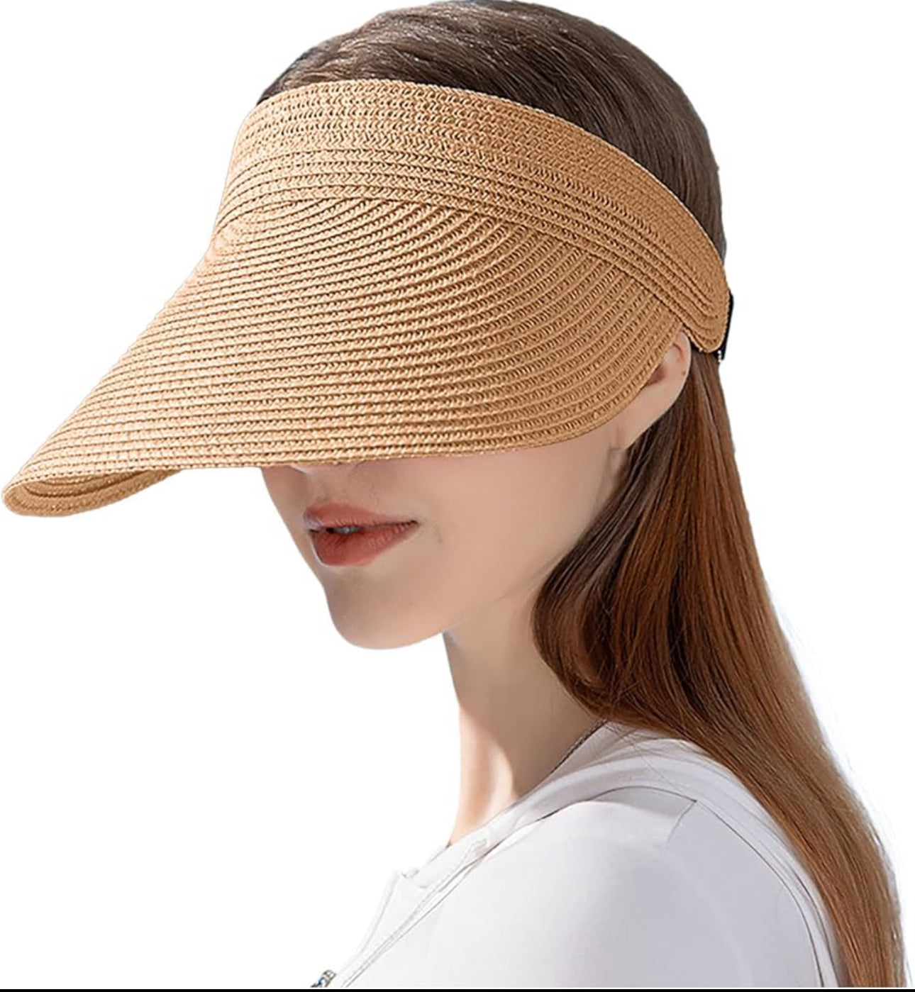 Ladies Wide Brim Sun Visor Various Colours