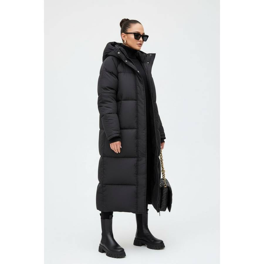 Hooded Long Puffer Jacket-Various Colours