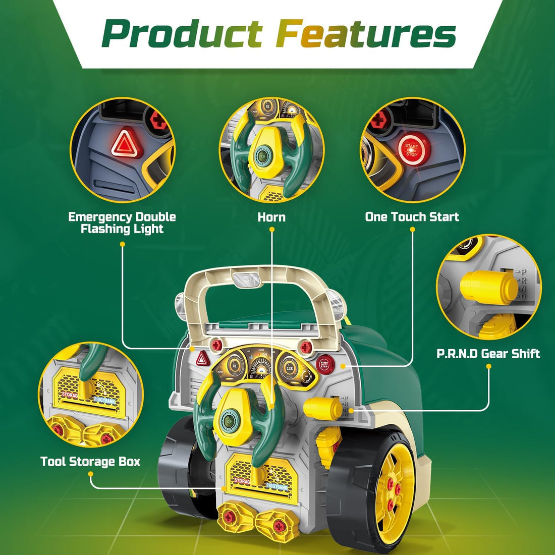 Kids Motor Car Engine Workshop