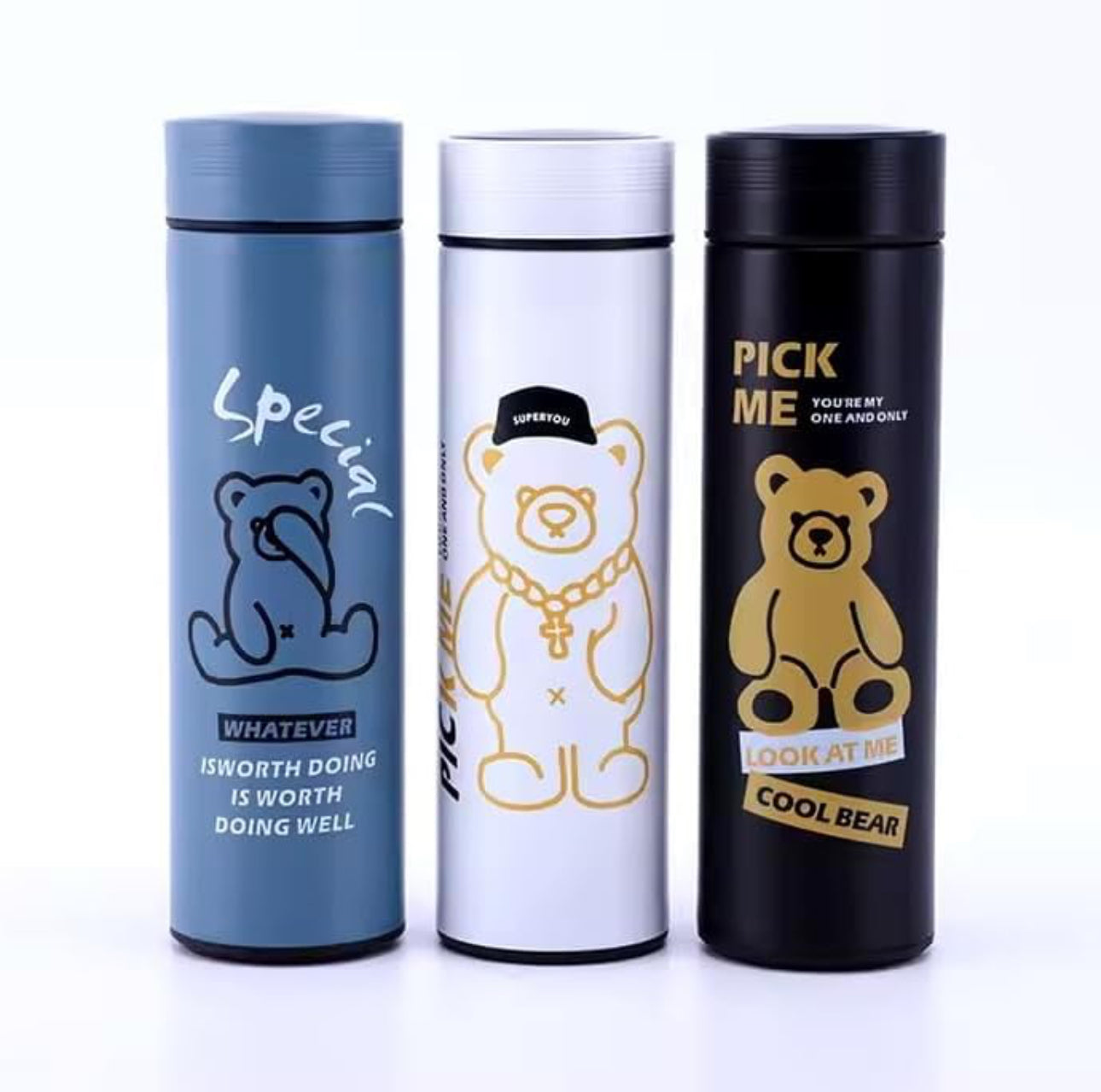 Smart Vacuum Insulated Temperature Thermos Water Bottle with LED Temperature Display | Double Insulation | 500 Ml| Hot and Cold for 12Hr