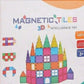 Large Magnetic Tiles 3D -48 piece