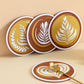 Coffee Coaster Set PVC 4pc