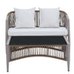 MFURN Pesci Woven Rope Style Outdoor Patio Set 4pc