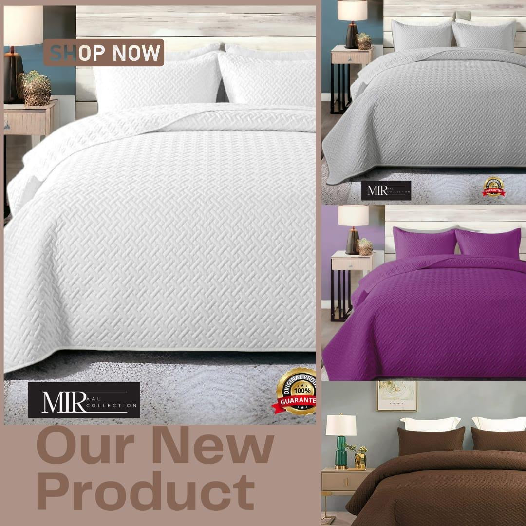 Miraal Collection Bedspread Set 5pc- Vibrant Colour Option’s