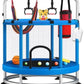 Trampoline for Kids with Enclosure, Gymnastics Bar & Toy, 140cm