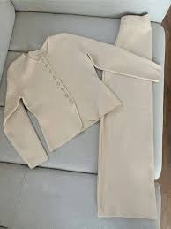 Ladies Modern Long Sleeve Top And Trouser 2pc-Various Colours