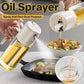 MHome 2-In-1 Oil Dispenser with Sprayer Bottle, White 2pc Set