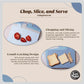 Family 4pcs Kitchen Cutting Board Set with Drying Stand