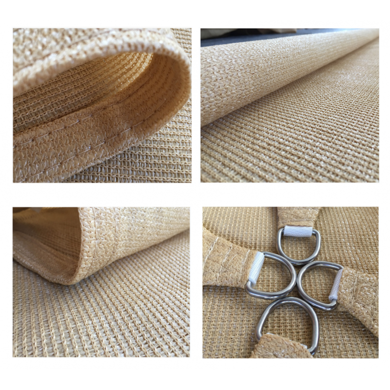 MHome Sun Shade Sail Square/Rectangular,UV Block Sunshade Canopy-Various Options